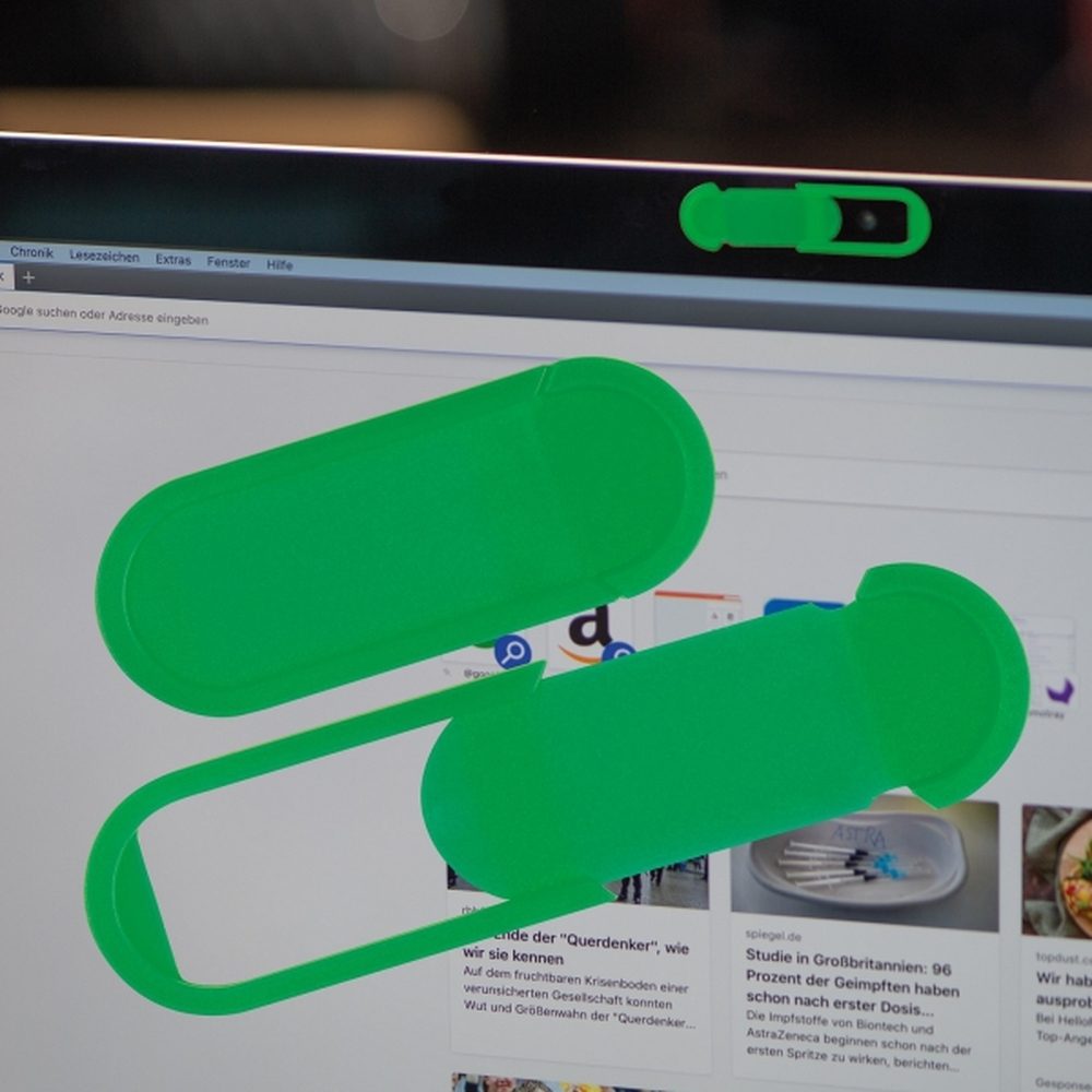 Zaślepka na kamerę w laptopie VIVIAN 22533 - Zielony