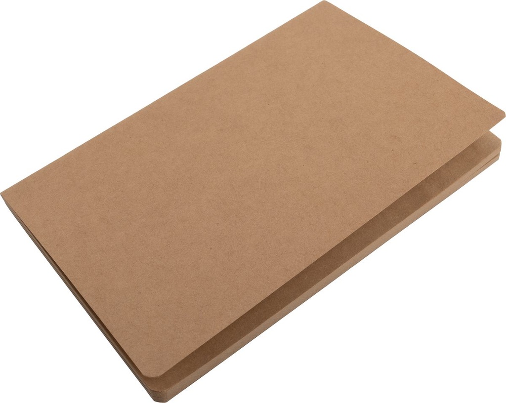 Notatnik A5 w linie z papieru z recyklingu BENEDETTO 23386 - Beżowy
