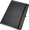 Notatnik A5 w linie z PU z recyklingu CLEO 23748 - Czarny