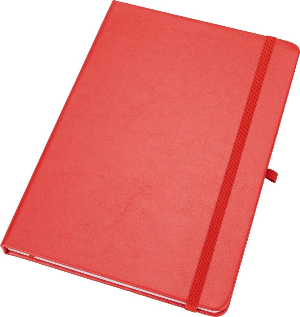 Notatnik A5 w linie z PU z recyklingu CLEO 23748 - Czerwony