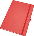 Notatnik A5 w linie z PU z recyklingu CLEO 23748 - Czerwony