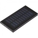 Power bank 8000 mAh solarny SAVERIO 30824 - Czarny