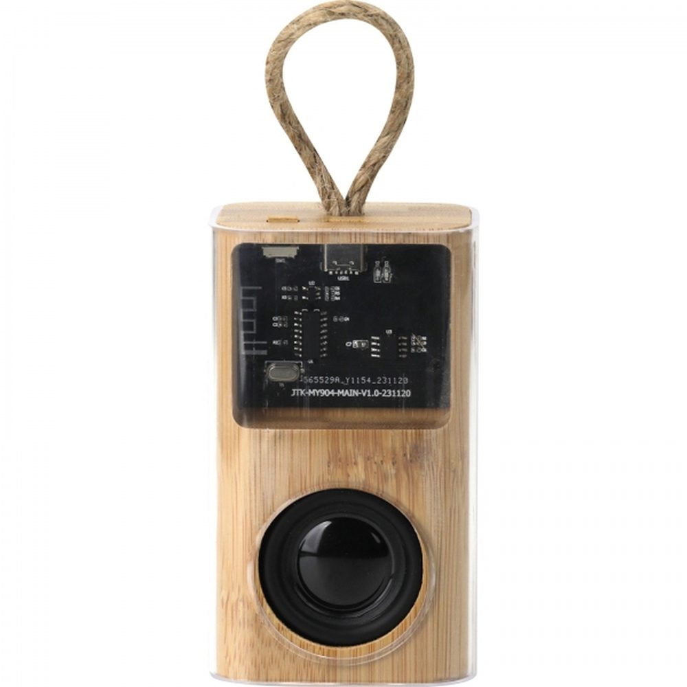 Głośnik bluetooth transparentny WIT 33936 - Beżowy