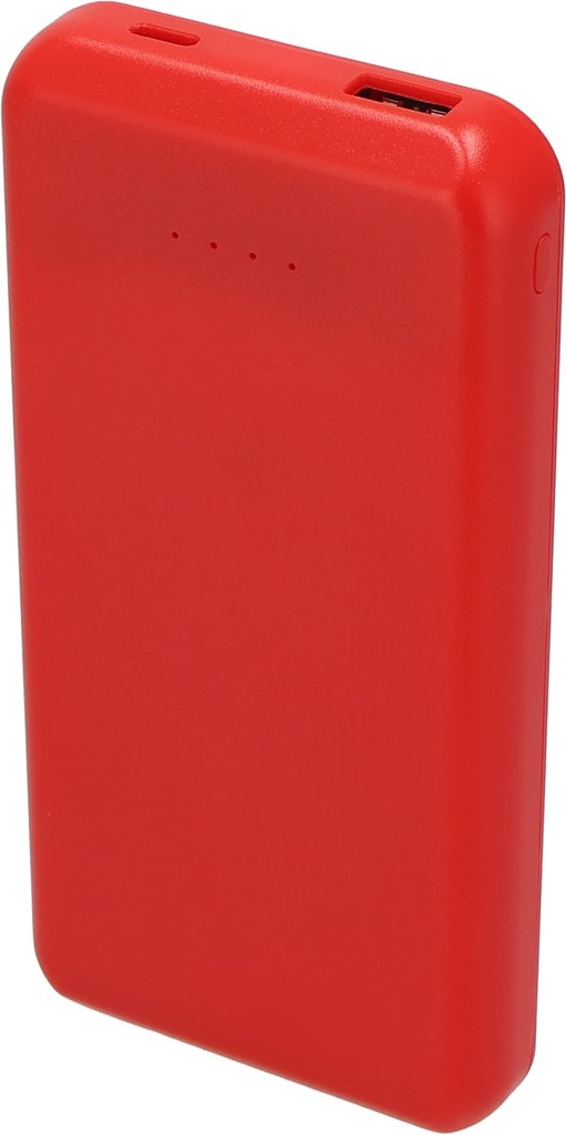 Power bank z ABS z recyklingu 10000 mAh PRESTON 35494 - Czerwony