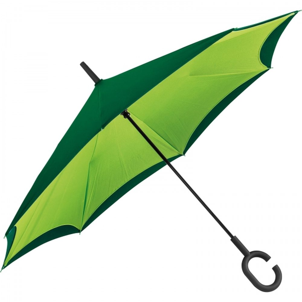 Parasol manualny odwrócony ø120 cm OLIVIA 40476 - Jasnozielony