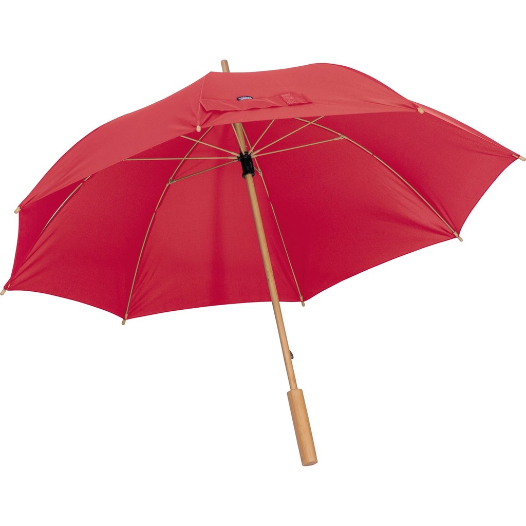 Parasol manualny RPET ø103 cm LETITIA 45596 - Czerwony