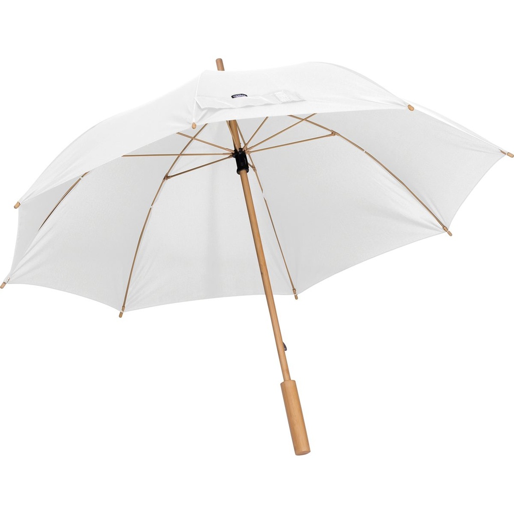 Parasol manualny RPET ø103 cm LETITIA 45596 - Biały