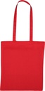 Torba bawełniana z długimi uszami 140 g/m2 LANCE 60880 - Czerwony
