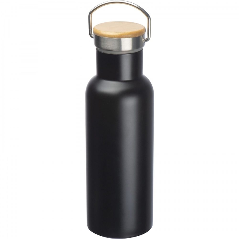 Butelka termiczna stalowa 500 ml EDOARDO 60983 - Czarny