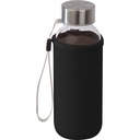 Butelka szklana z pokrowcem 300 ml LOTTE 60985 - Czarny