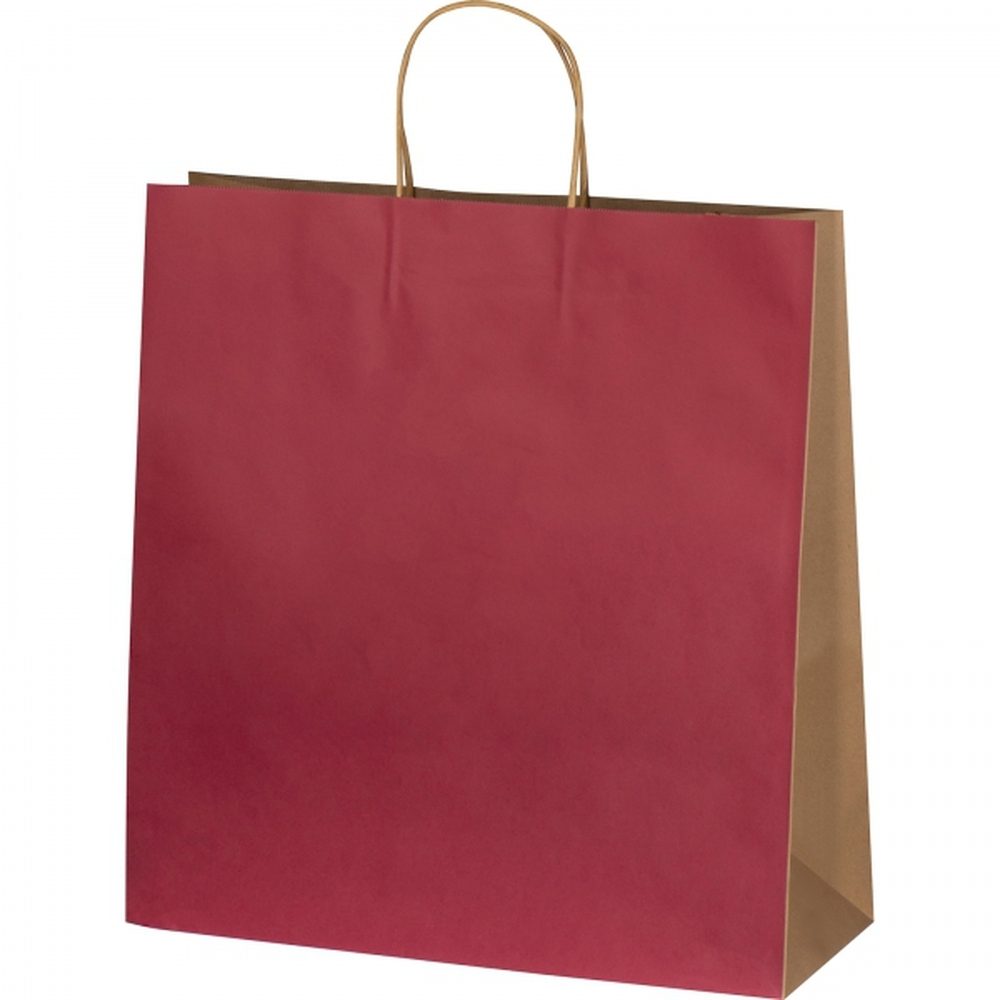 Torba papierowa duża 120 g/m2 GUS 61817 - Bordowy
