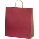 Torba papierowa duża 120 g/m2 GUS 61817 - Bordowy