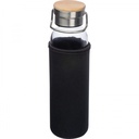 Butelka szklana z pokrowcem 600 ml RAMONA 63181 - Czarny