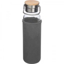 Butelka szklana z pokrowcem 600 ml RAMONA 63181 - Szary