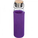 Butelka szklana z pokrowcem 600 ml RAMONA 63181 - Fioletowy