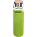 Butelka szklana z pokrowcem 600 ml RAMONA 63181 - Jasnozielony