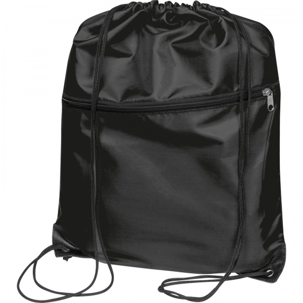 Worek z RPET 210D HILDA 63718 - Czarny
