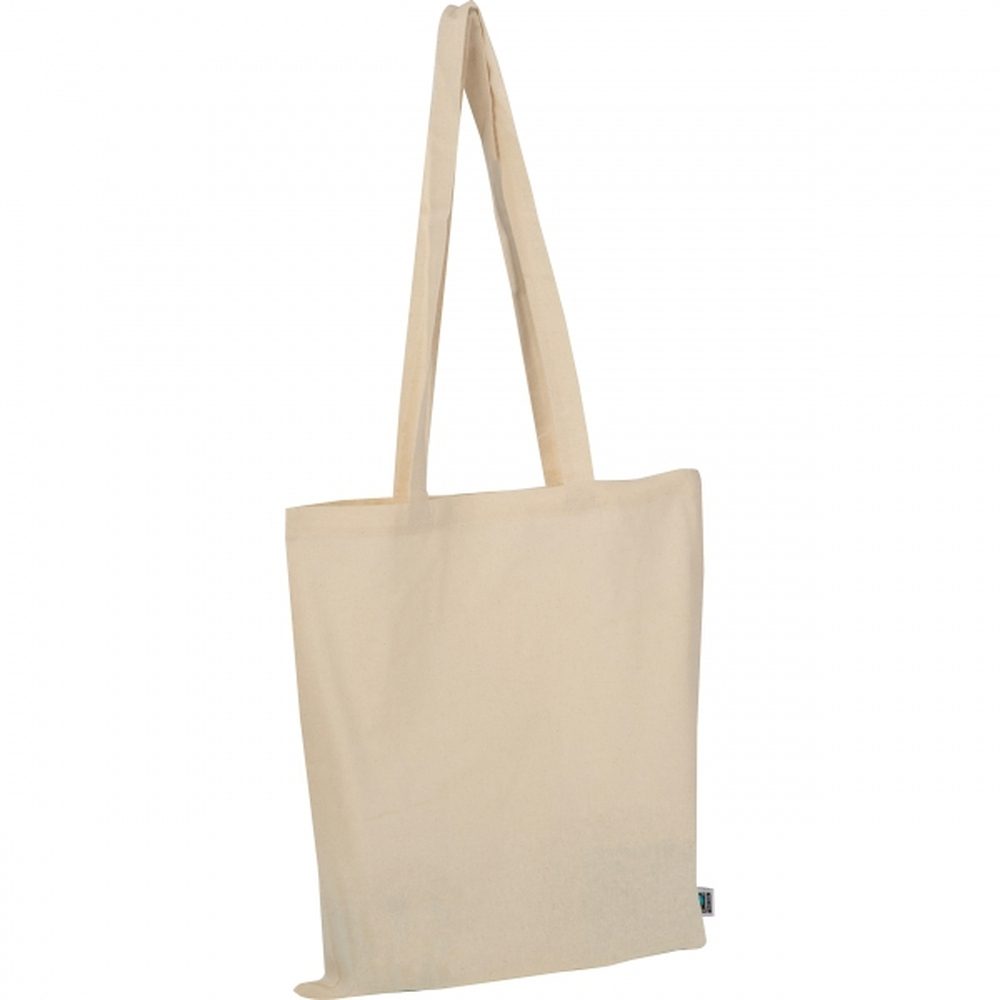 Torba bawełniana z długimi uszami 140g/m2 LETIZIA 64521 - Beżowy