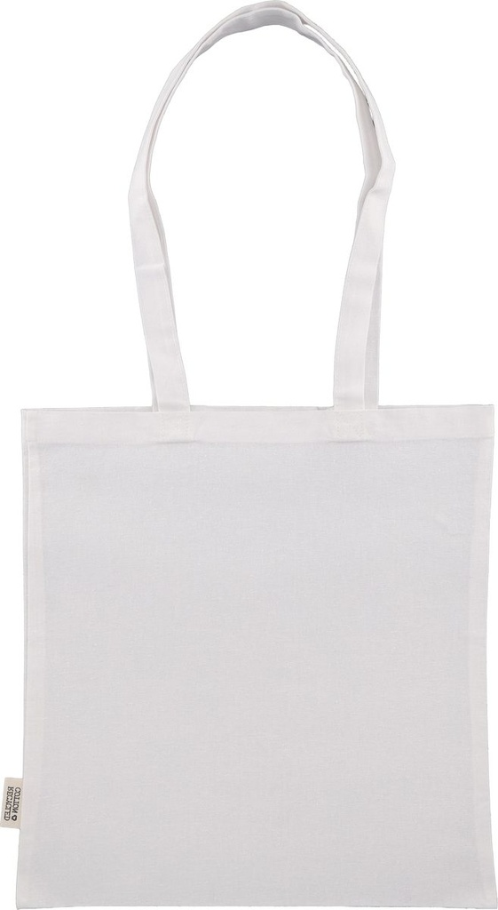 Torba bawełniana z długimi uszami 180g/m2 z materiałów z recyklingu GLEN 64698 - Biały