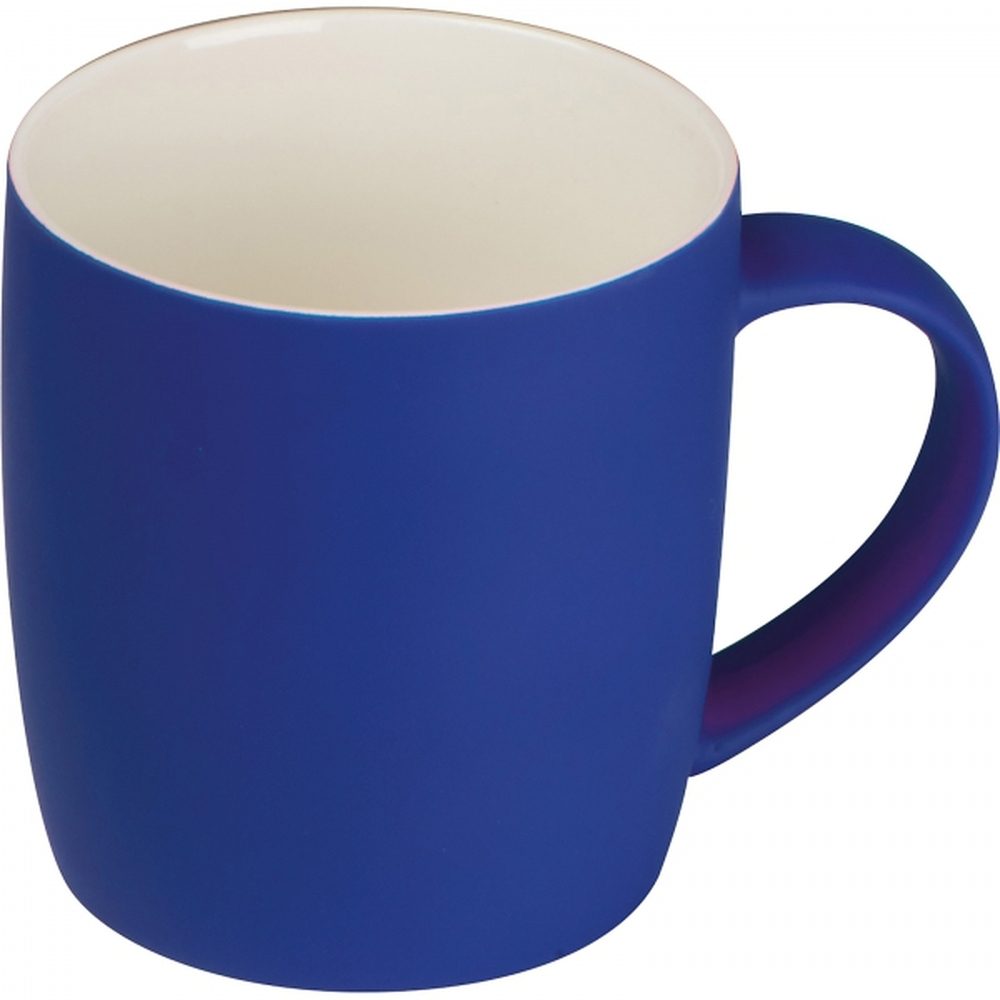 Kubek ceramiczny soft touch 300 ml ULF 80654 - Niebieski