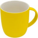 Kubek ceramiczny soft touch 300 ml ULF 80654 - Żółty