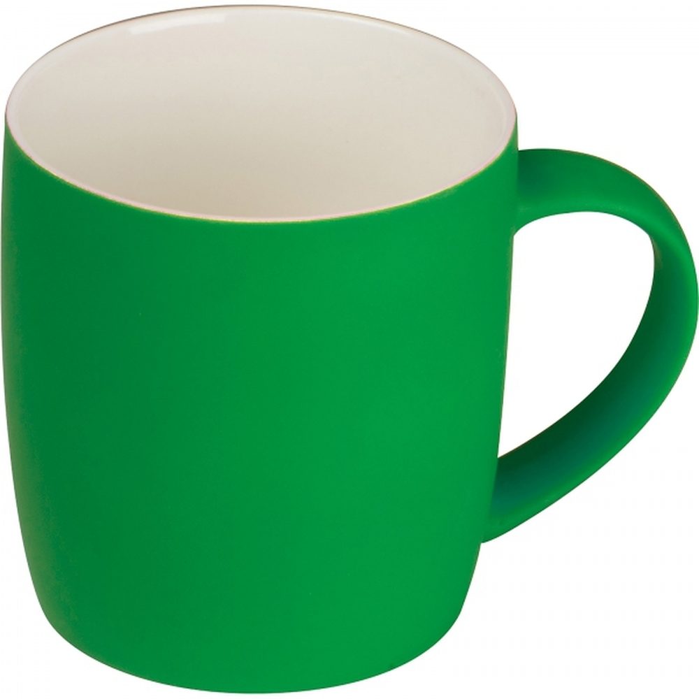 Kubek ceramiczny soft touch 300 ml ULF 80654 - Zielony
