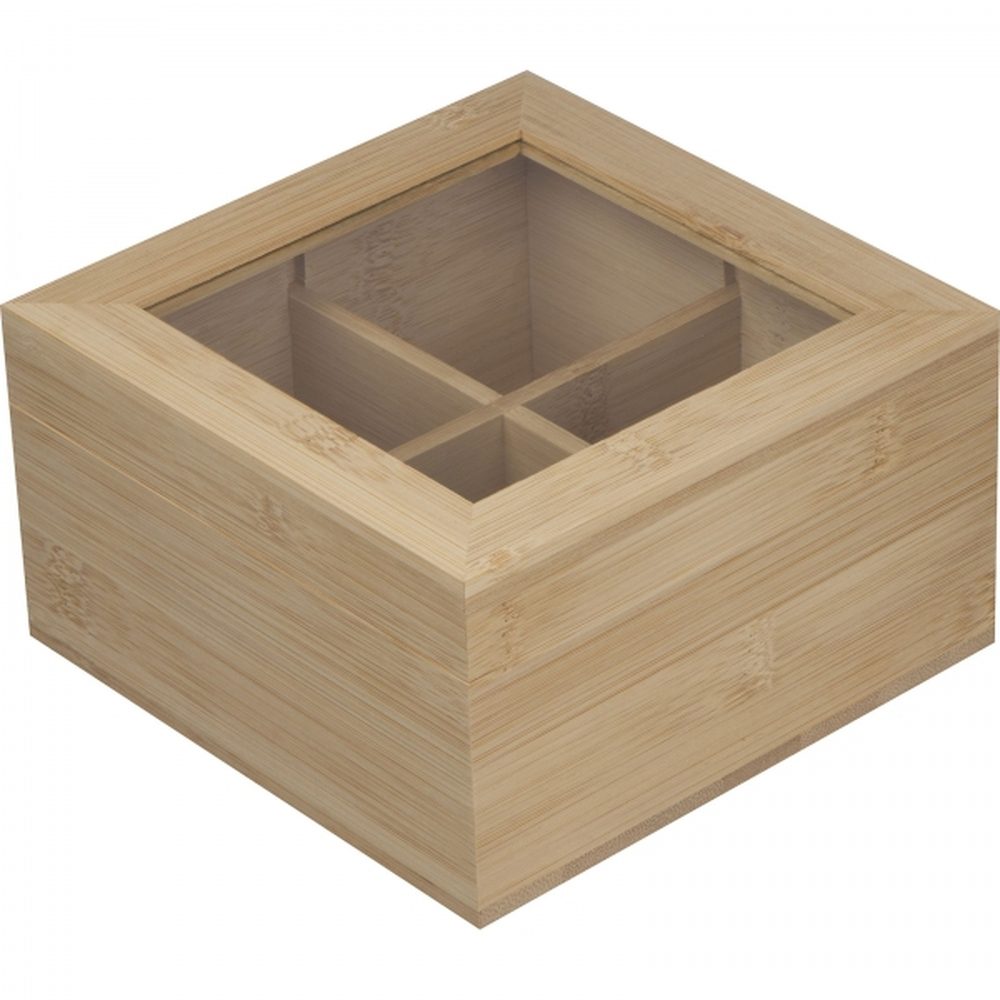 Pudełko na herbatę SIMONETTA 82296 - Beżowy