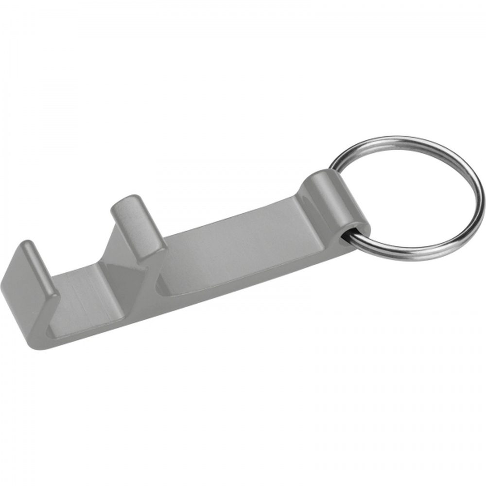Brelok metalowy otwieracz do butelek ADRIANO 82325 - Szary