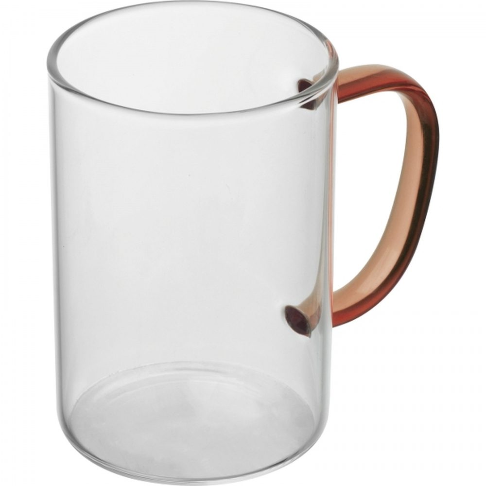 Kubek szklany 250 ml EDDA 82340 - Czerwony