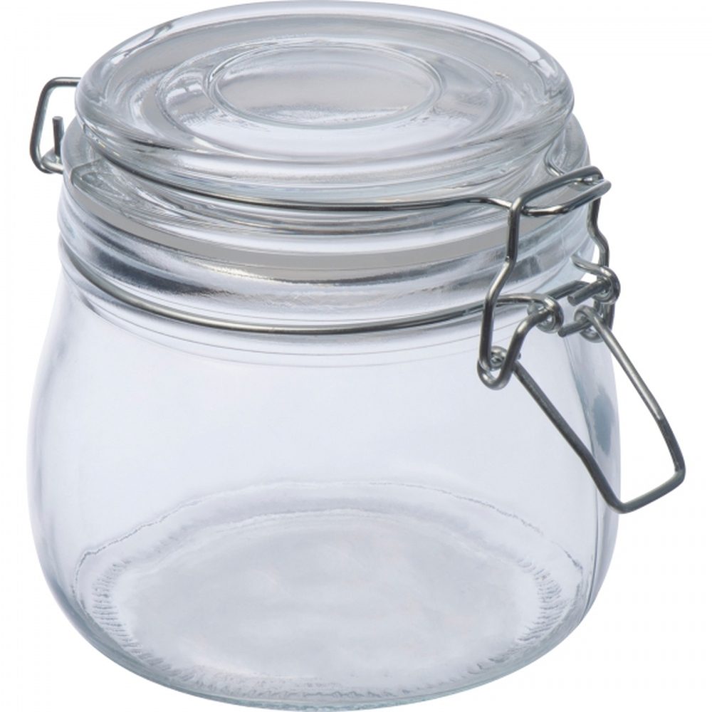 Słoik szklany 400 ml CORDULA 82624 - Przeźroczysty