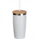 Kubek termiczny ze słomką 500 ml RODRIGO 83967 - Biały
