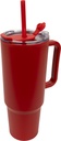 Kubek ze słomką XXL 1200 ml TEODORA 84686 - Czerwony