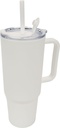 Kubek ze słomką XXL 1200 ml TEODORA 84686 - Biały
