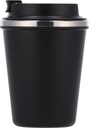 Kubek termiczny 350 ml z powłoką z recyklingu METODY 84962 - Czarny