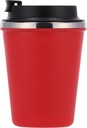 Kubek termiczny 350 ml z powłoką z recyklingu METODY 84962 - Czerwony