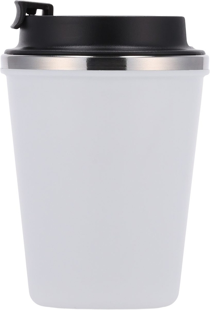 Kubek termiczny 350 ml z powłoką z recyklingu METODY 84962 - Biały