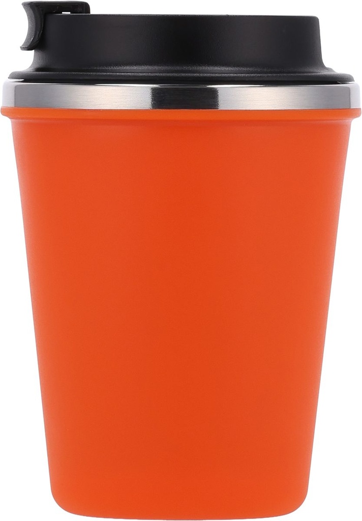 Kubek termiczny 350 ml z powłoką z recyklingu METODY 84962 - Pomarańczowy