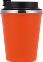 Kubek termiczny 350 ml z powłoką z recyklingu METODY 84962 - Pomarańczowy