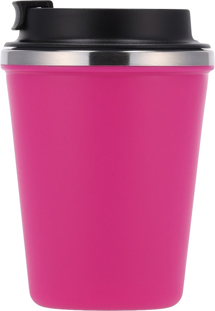 Kubek termiczny 350 ml z powłoką z recyklingu METODY 84962 - Różowy