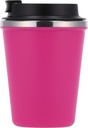 Kubek termiczny 350 ml z powłoką z recyklingu METODY 84962 - Różowy