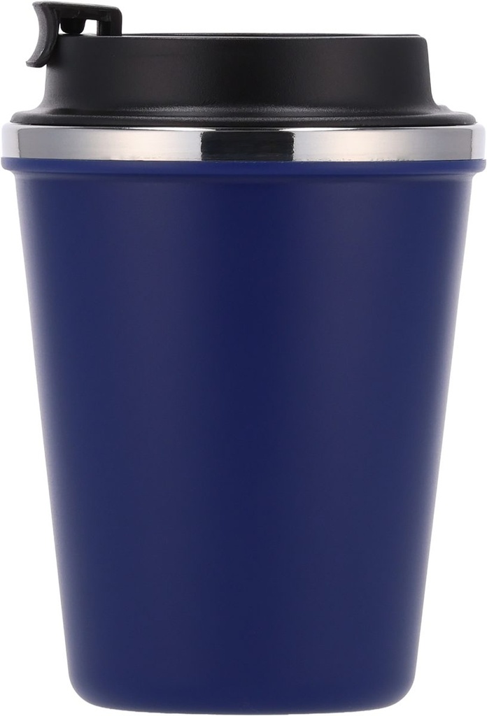 Kubek termiczny 350 ml z powłoką z recyklingu METODY 84962 - Granatowy
