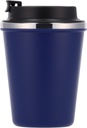 Kubek termiczny 350 ml z powłoką z recyklingu METODY 84962 - Granatowy