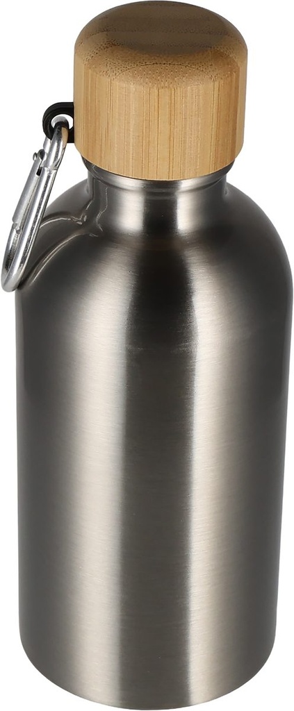 Butelka metalowa 400 ml MARILYN 84972 - Szary