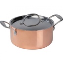 Garnek do indukcji CrisMa ⌀20,5 cm AGATA 84973 - Miedziany