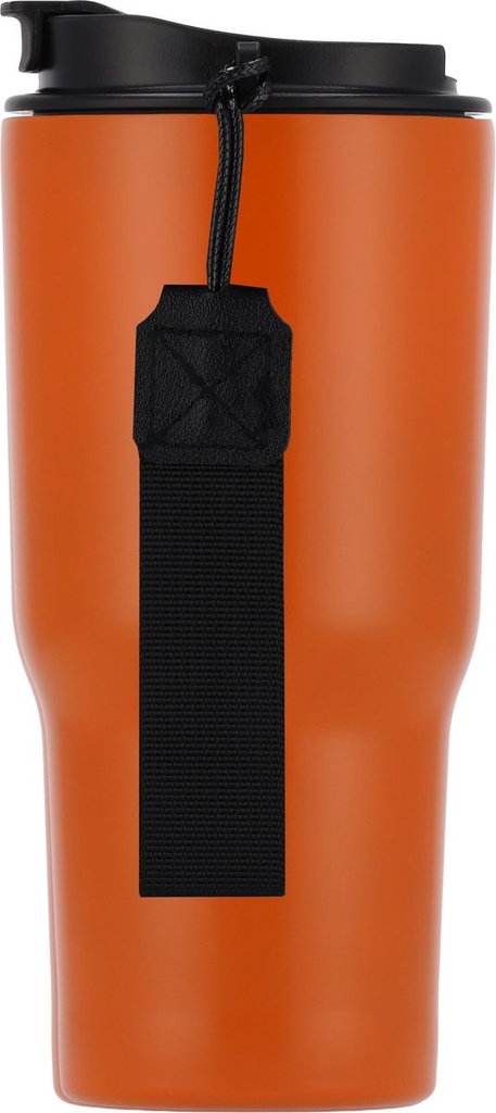 Kubek termiczny 550 ml ze stali z recyklingu DANA 85239 - Pomarańczowy