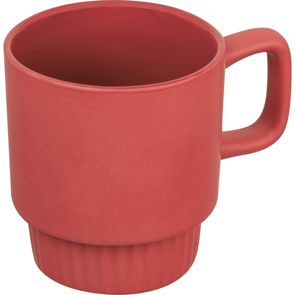Kubek ceramiczny 300 ml AURELIA 85361 - Czerwony