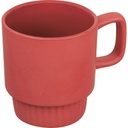 Kubek ceramiczny 300 ml AURELIA 85361 - Czerwony