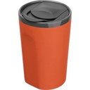 Kubek ceramiczny soft touch 400 ml TOMAS 85498 - Pomarańczowy