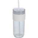 Kubek ze słomką 660 ml SOLEDAD 85529 - Biały