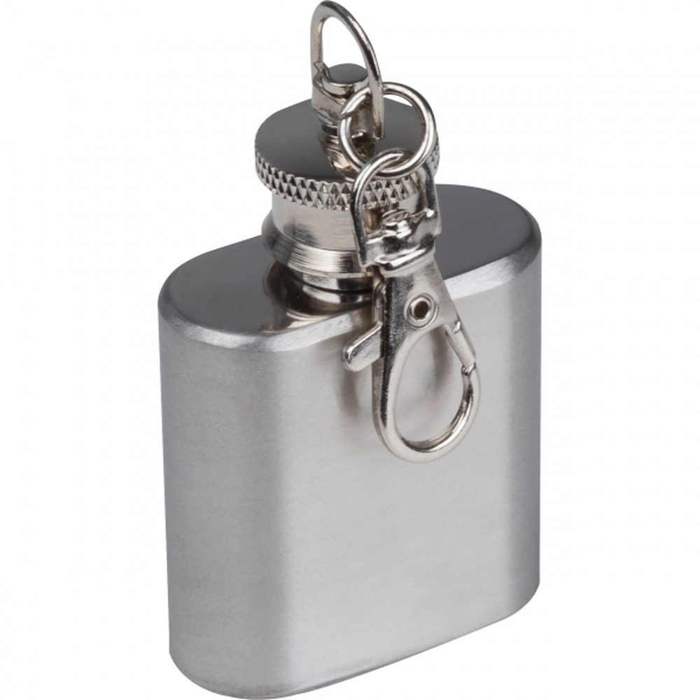 Mini piersiówka brelok 30 ml SARAH 94620 - Szary